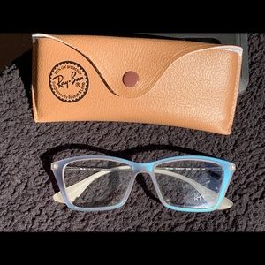 Ray Ban Azure Shirley eyeglass frames never worn.